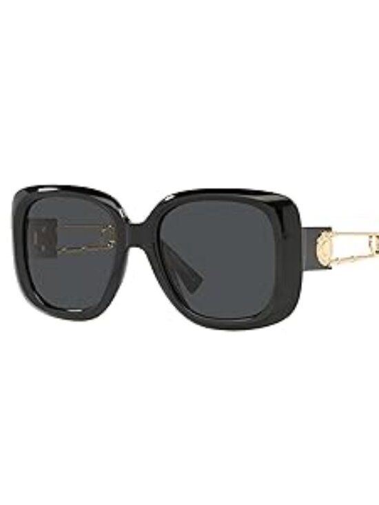Versace Woman Sunglasses Black Frame, Dark Grey Lenses, 54MM main image 10